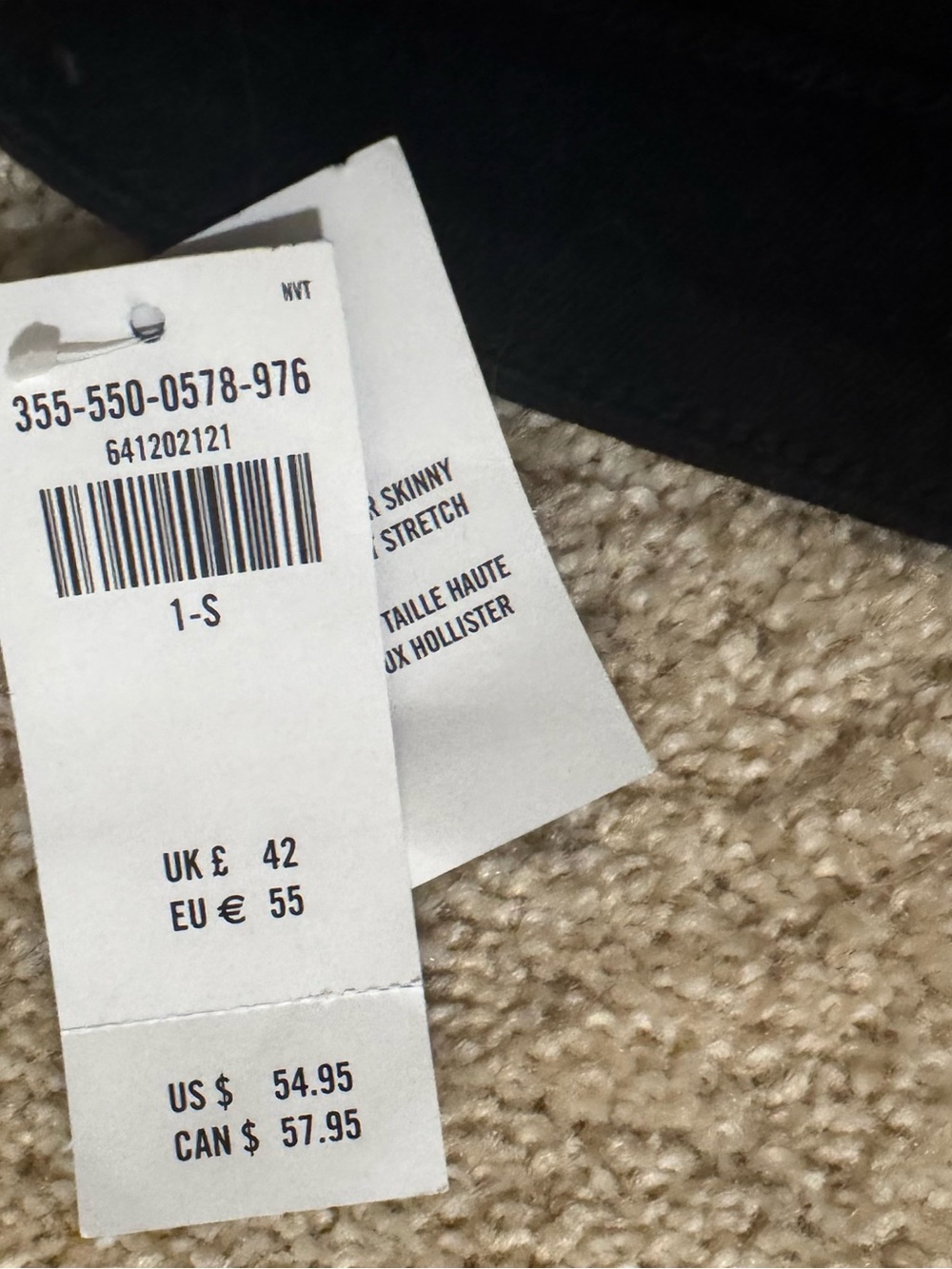 Hollister Women's Skinny Jeans in Black